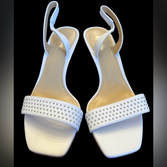 Michael Kors Shoes - Like new Michael Kors white heels